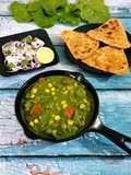 પાલક કોર્ન કેપ્સીકમ (Palak Corn Capsicum Recipe In Gujarati)