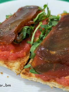 Una foto de Pincho de mojama