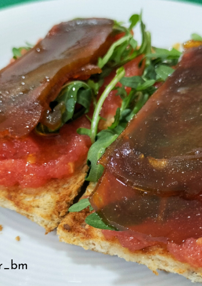 Una foto de Pincho de mojama