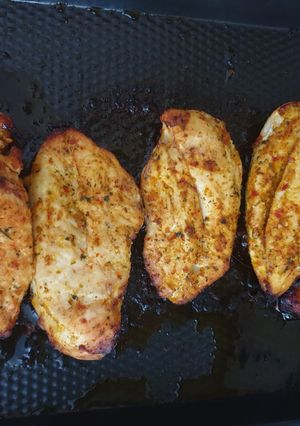 A picture of Oven Baked Peruvian Style Chicken.