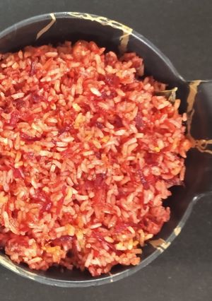 A picture of Nourishing and Colourful Beetroot Gajar Pulav.