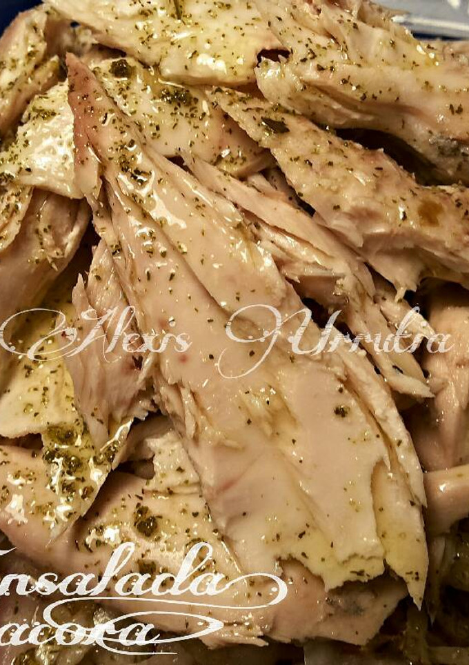 Una foto de Ensalada de albacora cocida