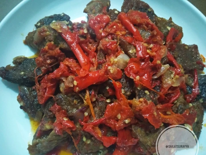Langkah Gampang Membuat Resep Dendeng Sapi Balado ✔️ yang Lezat Sekali