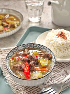 Foto resep Asem-asem Daging Rice Cooker