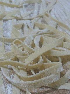 Una foto de Fideos caseros