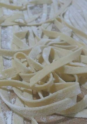 Una foto de Fideos caseros