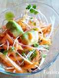 Carrot, Avocado and Sprout Salad