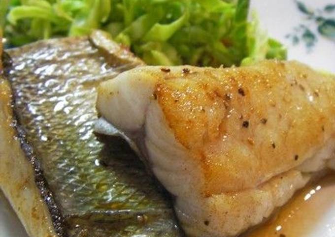 Recipe of Any-night-of-the-week The Best Butter-Roasted Sea Bass