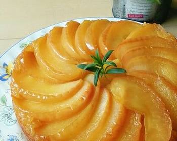 How To Prepare Recipe Apple Upside Down Cake Delicious Simple