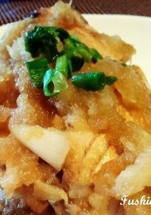 A picture of Pan-fried Mackerel with Grated Onion Sauce.