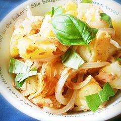 A picture of Potato and Tuna Balsamic Vinegar Stir-fry.