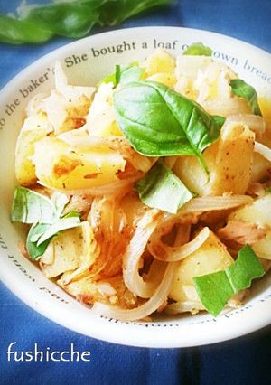 A picture of Potato and Tuna Balsamic Vinegar Stir-fry.