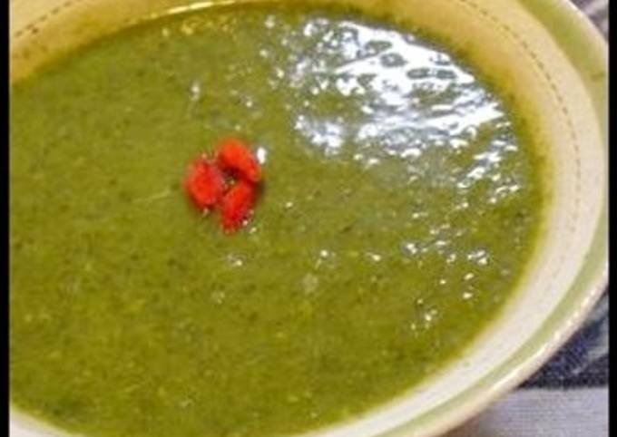Recipe of Quick Creamy Spinach Soup