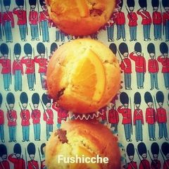 A picture of Olive Oil Muffins with Chocolate Chunks.