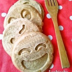 A picture of Healthy Maple Syrup Pancakes.