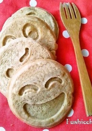 A picture of Healthy Maple Syrup Pancakes.