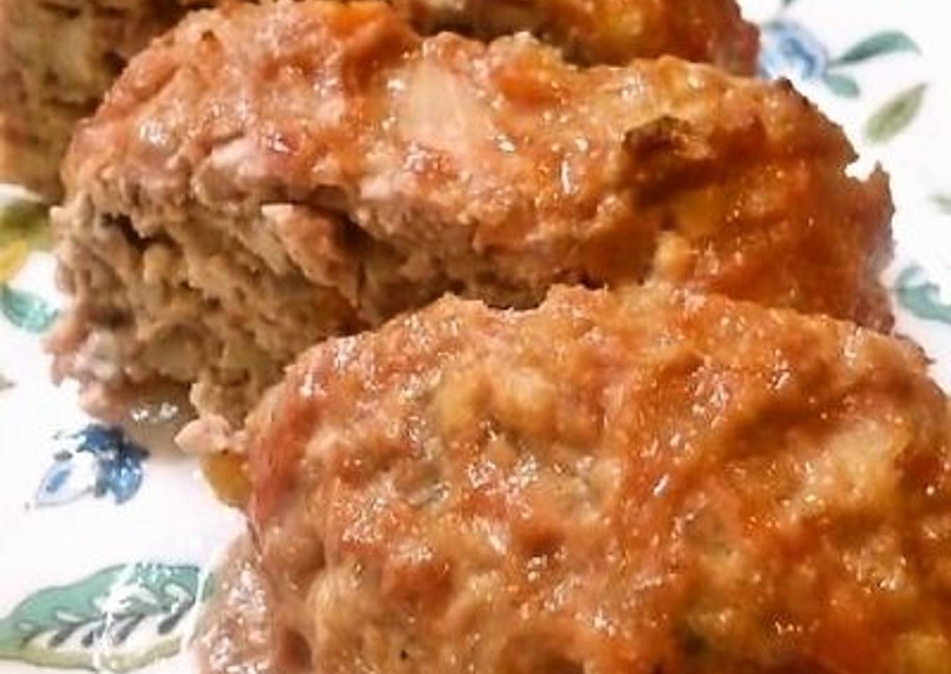 Meatloaf with tofu and vegetables
