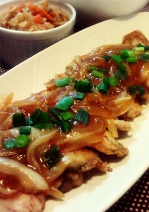 A picture of Sweet and Sour Horse Mackerel.