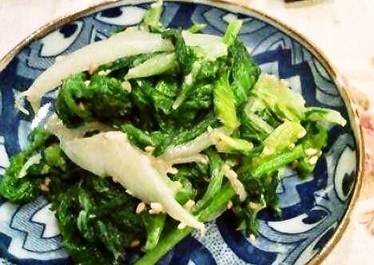 How to Make Favorite Nappa Cabbage and Mustard Green Ohitashi