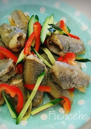 A picture of Nanbanzuke Fish Marinade.
