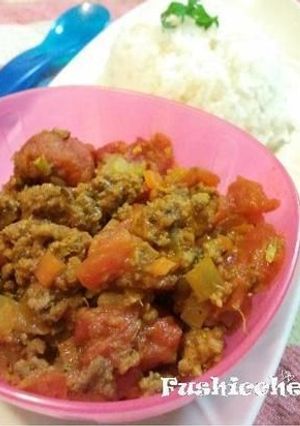 A picture of Keema Vegetable Curry.