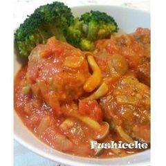 A picture of Hamburgers with Tomato Sauce.