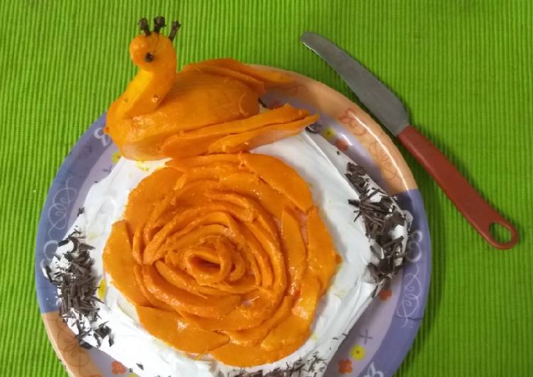 Recipe of Any-night-of-the-week Mango cake