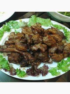 Hình của món Sườn nướng tại gia.