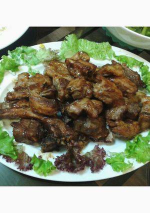 Hình của món Sườn nướng tại gia.