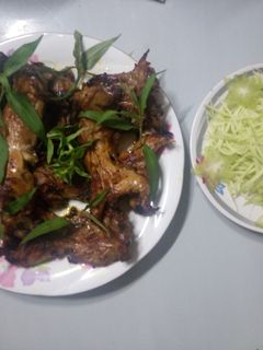 Hình của món CHUỘT ĐỒNG RÔ TI hoặc NƯỚNG.