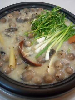 Hình của món Cháo rắn.