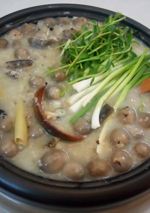 Hình của món Cháo rắn.