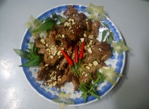 Hình của món CHUỘT ĐỒNG KHÌA NƯỚC DỪA.