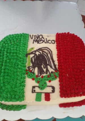 Una foto de Pastel 15 de septiembre Día de la independencia. Viva México 😍