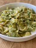 Pappardelle fresche con broccoli, burro e alici