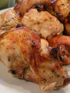 A picture of Simple, Easy, Delicious Lemon Garlic Roast Chicken.