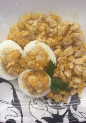 Foto resep Egg on Egg ala Yemima