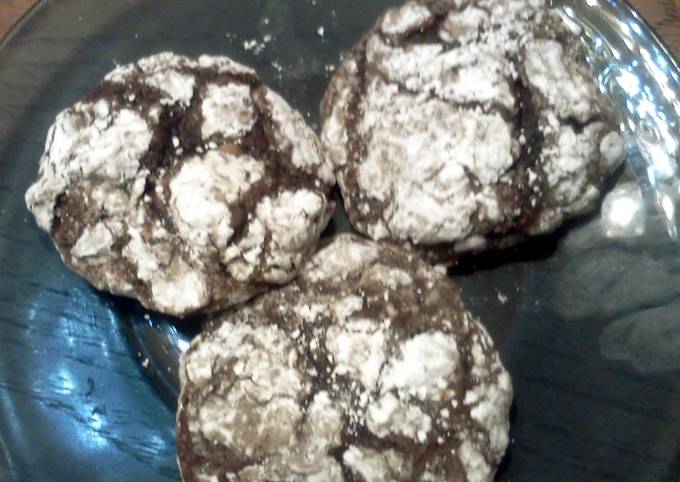 Recipe of Super Quick Chocolate Peanut Butter Cloud Cookies