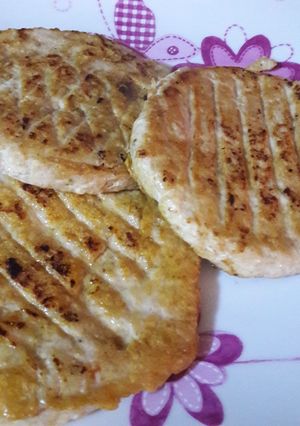 صورة لوصفة برغر الدجاج والشوفان