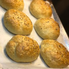 Burger buns A picture of Burger buns.