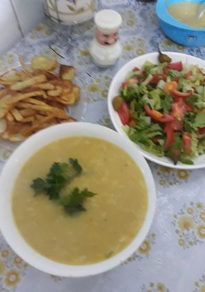 صورة لوصفة حساء العدس