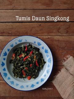 Foto resep Tumis Daun Singkong