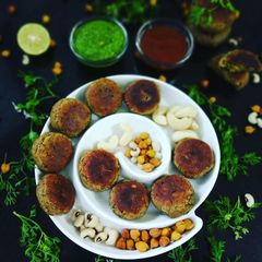 A picture of Veg Shami Coin Kabab.
