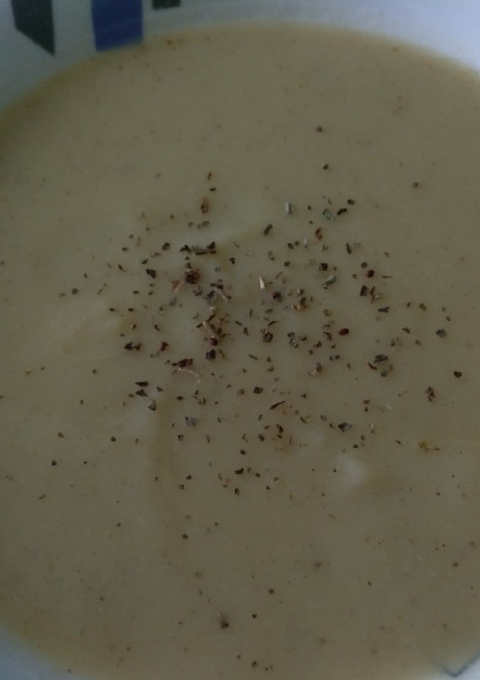 Una foto de Crema de calabacín con especias y sin leche