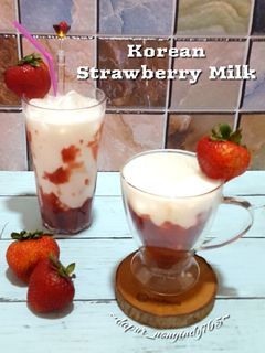 Foto resep Korean Strawberry Milk