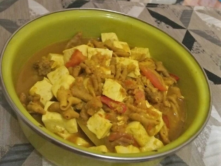 Cara Mudah Membuat Resep Usus ayam bumbu kuning yang Lezat Anti Ribet, Mantap Sekali