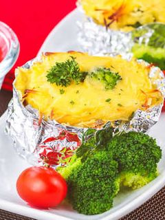 Foto resep Resep Kentang Brokoli Keju