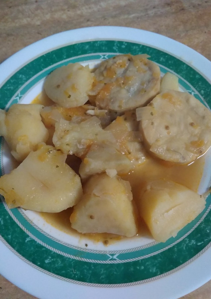 Una foto de Guiso de merluza súper fácil y barato