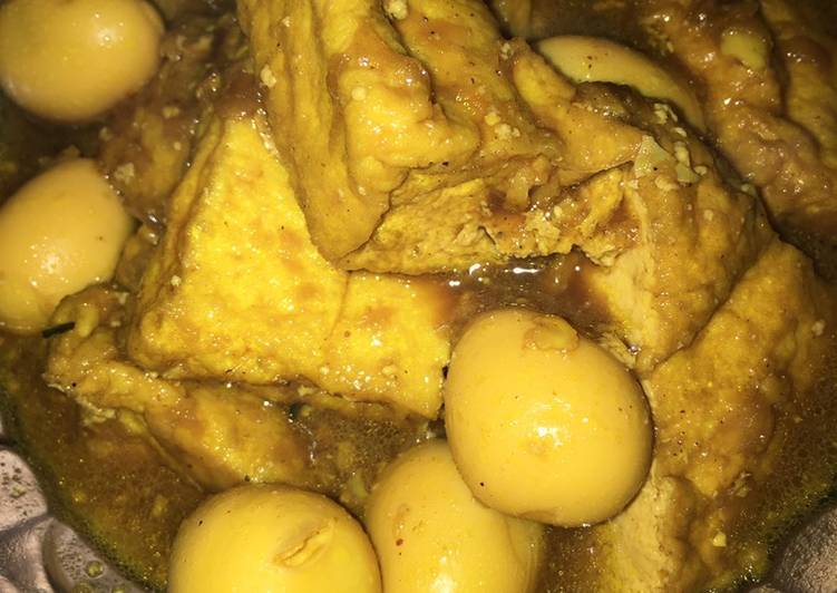 Semur tahu telur