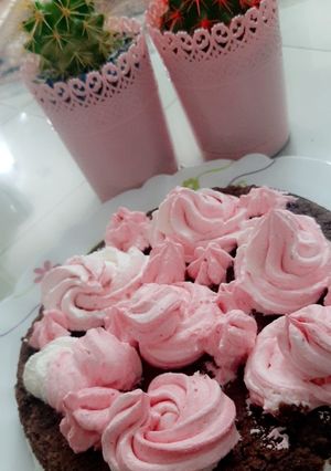 عکسی از دستور کیک خامه ای